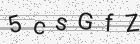 Código gerado pelo captcha